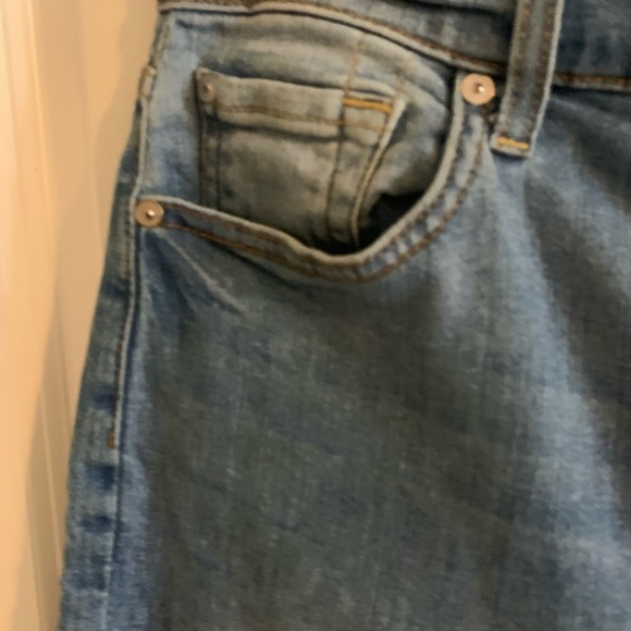 7 For All Mankind Blue Straight Leg Denim - Picture 3 of 13